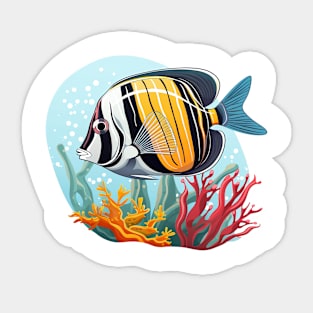 Butterflyfish Sticker